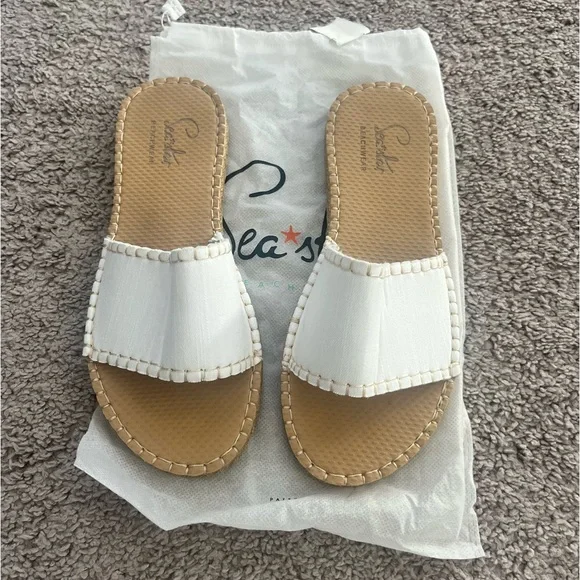 Sea Star Shoes Sea Star White Slide Sandals Poshmark